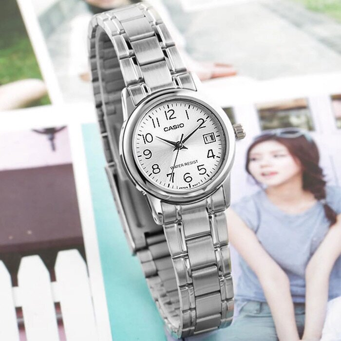 Наручные часы CASIO Collection, серебряный — фото 1