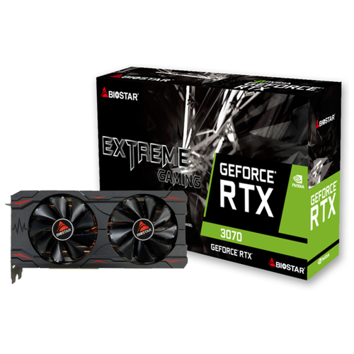 Видеокарта BIOSTAR GeForce RTX 3070 GDDR6 8192MB 256-bit VN3706RM82