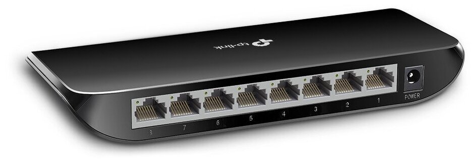 Коммутатор (switch) со скоростью 1000 Мбит на 8 портов TP-Link TL-SG1008D