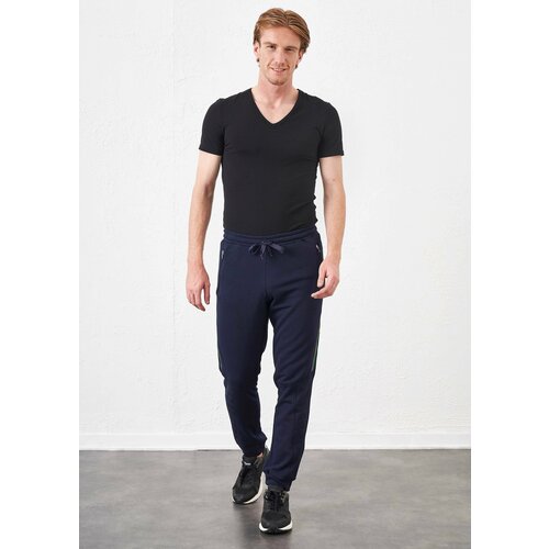  брюки для фитнеса Relax Mode, карманы, размер 52/175-185, синий