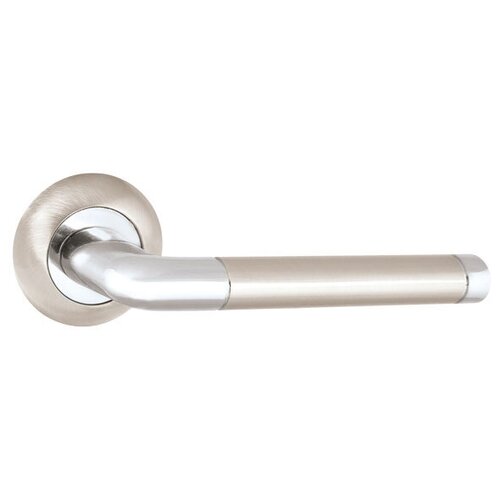 Дверная ручка Punto Rex TL SN/CP-3, без запирания, комплект, цвет матовый никель/хром 82279770