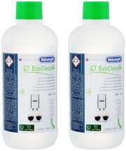 Антинакипин DeLonghi "Eco Decalk" для автоматических кофемашин, 500 мл 2 упаковки
