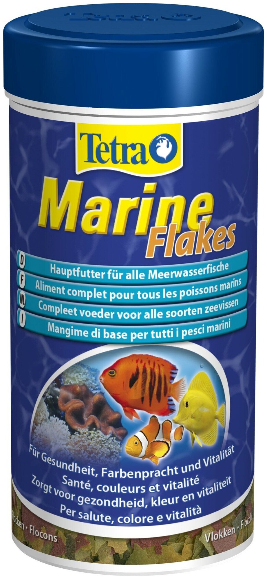 Корм Tetra Marine Flakes 250 мл, хлопья для морских рыб