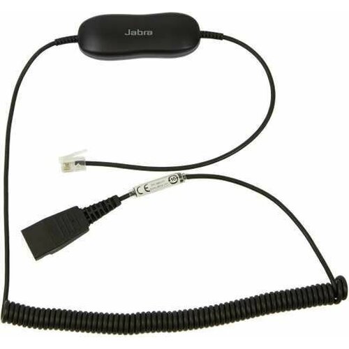 Кабель-переходник аудио Jabra GN1216 SmartCord SC Avaya QD/RJ10 0.8м. черный (88001-03)