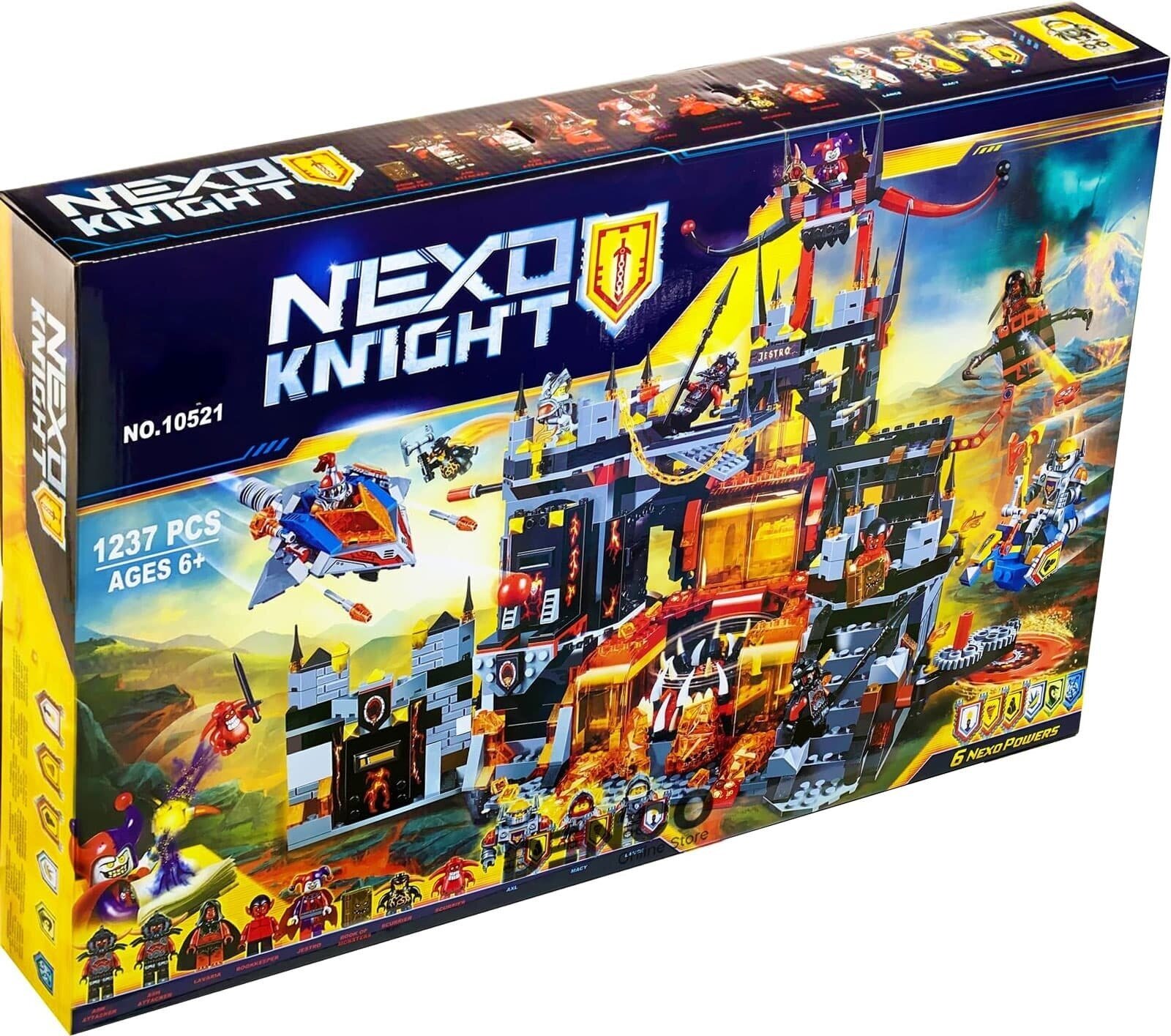Конструктор Bl "Логово Джестро" 10521 (Нексо Найтс 70323) / 1229 деталей