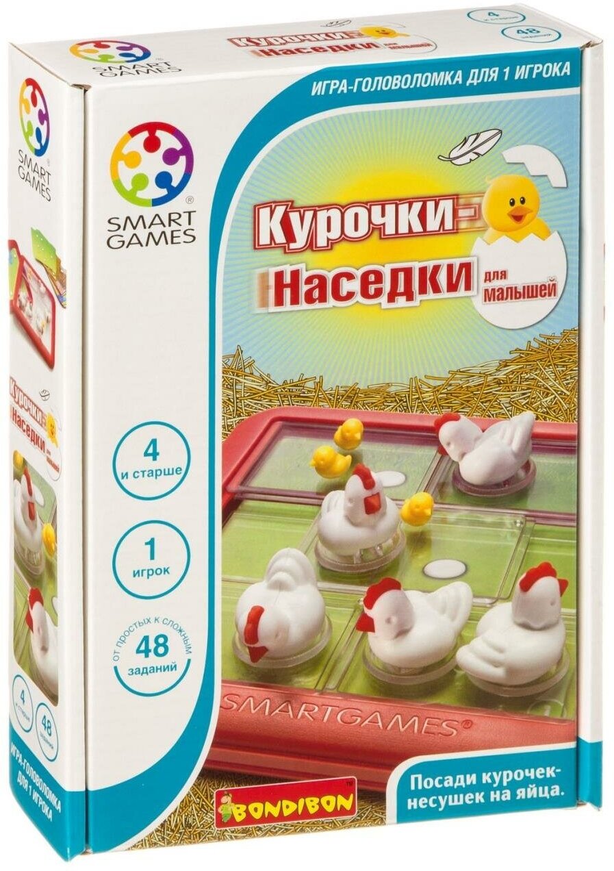 Логическая игра Bondibon Курочки-Наседки для малышей, арт. SG 441 RU