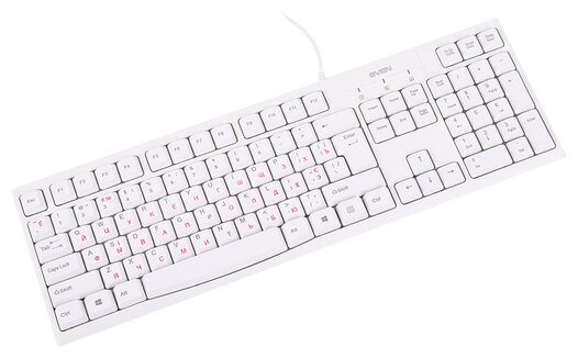 Клавиатура SVEN KB-S300 White USB