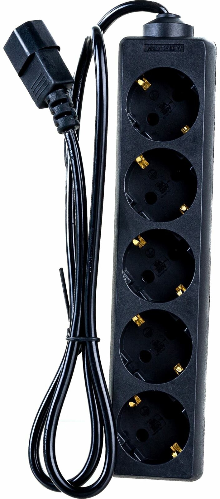 Сетевой фильтр ExeGate 5 Sockets 1.2m SPU-5-1.2B Black 221201