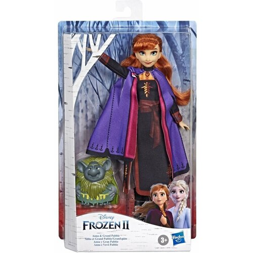 Disney Кукла Frozen 2 Холодное сердце Анна с троллем E8763/E7851 кукла disney frozen анна и тролль холодное сердце 2 e8763 e8751