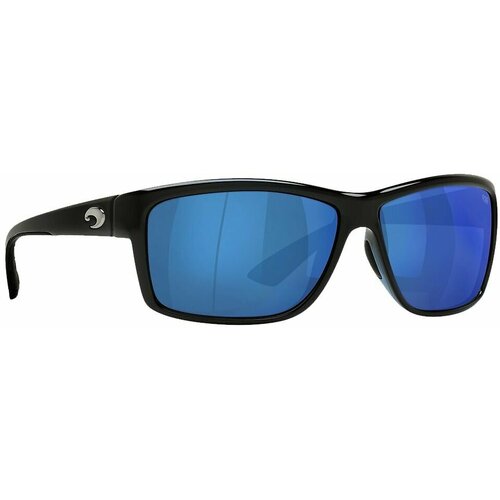 фото Солнцезащитные очки , оправа: пластик, спортивные, зеркальные, для мужчин, синий costa