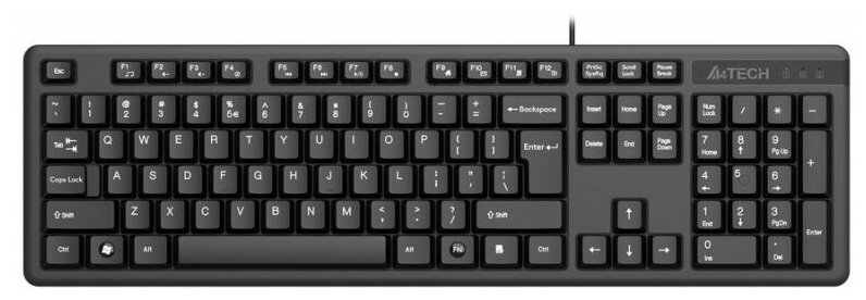 Клавиатура A4TECH KK-3 черный (1530244)