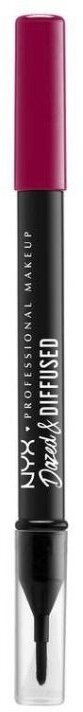 NYX professional makeup Помада-карандаш для губ Dazed & Diffused Blurring, оттенок 06 Get Down