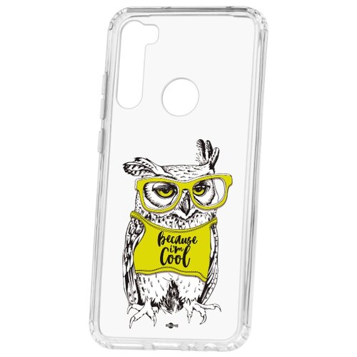 фото Чехол на xiaomi redmi note 8t kruche print сова в очках