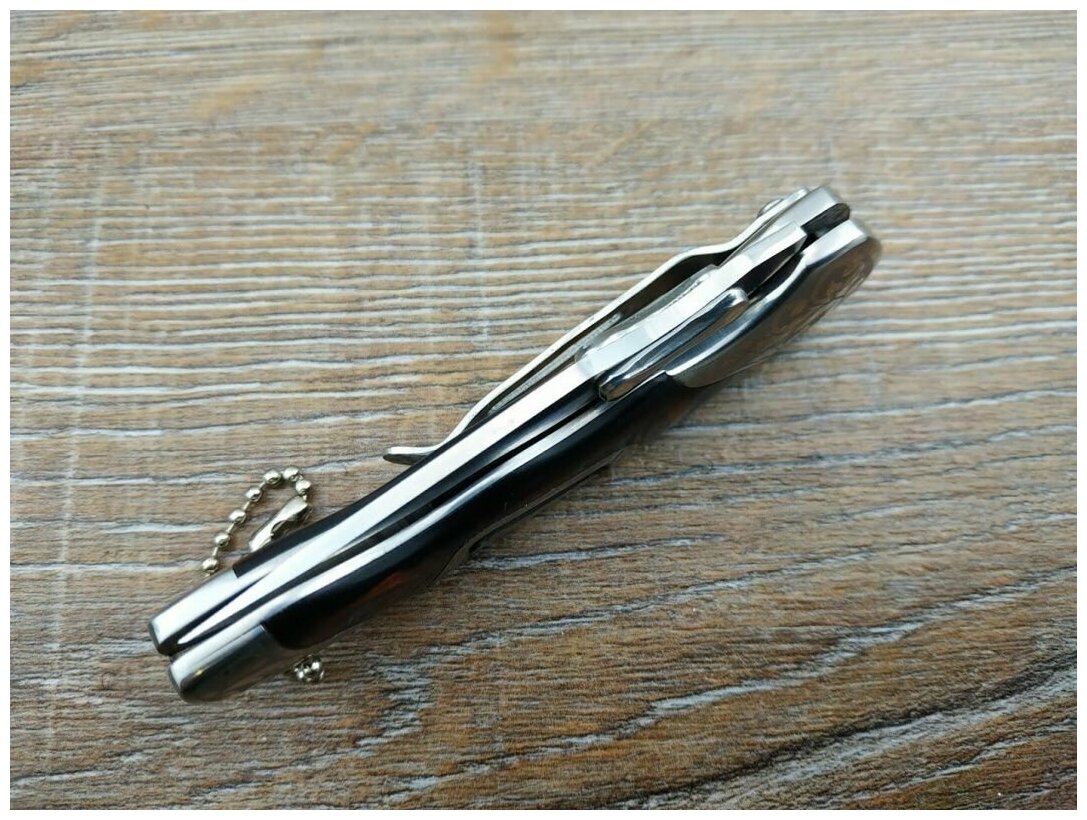 Нож Stinger, 165 мм, коричневый, подарочная упаковка - фото №16