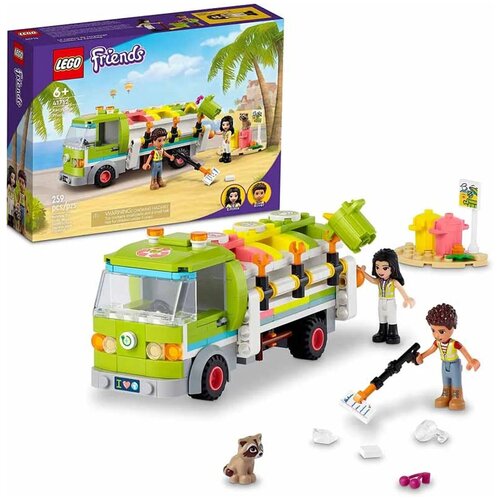 Конструктор Грузовик для переработки отходов LEGO Friends 41712 конструктор lego friends грузовик для переработки отходов lego [41712 l]