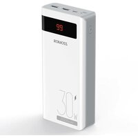 Внешний аккумулятор (Power Bank) Romoss, 30000мAч, белый