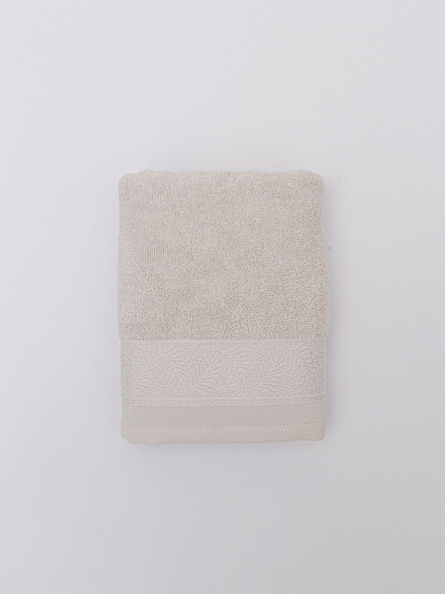 Махровое полотенце Dina Me (QD-0496) 50х90 см., цвет - Пепельный, плотность 550 гр. - фотография № 3