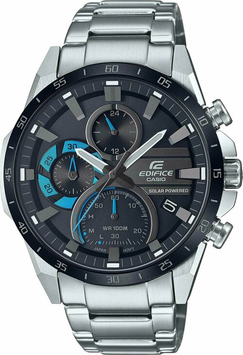Наручные часы CASIO Edifice EQS-940DB-1B, голубой, серебряный