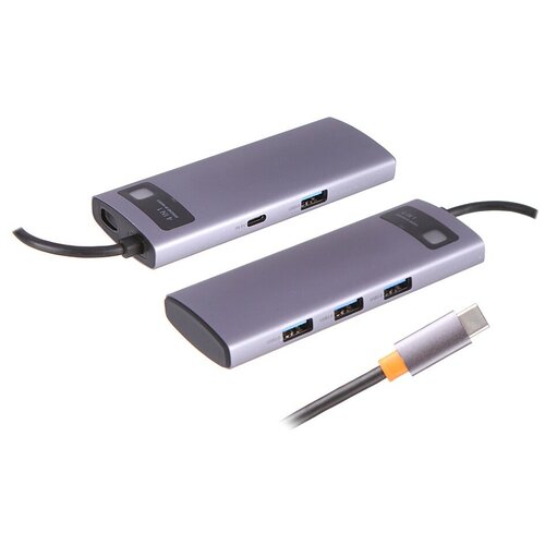 USB HUB  BASEUS Metal Gleam Series 4  1 Type-C (m) - 4xUSB3.0 (f), 
