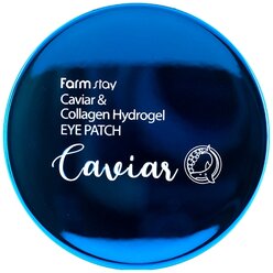 Farmstay Патчи для кожи вокруг глаз Caviar & Collagen Hydrogel Eye Patch, 60 шт.