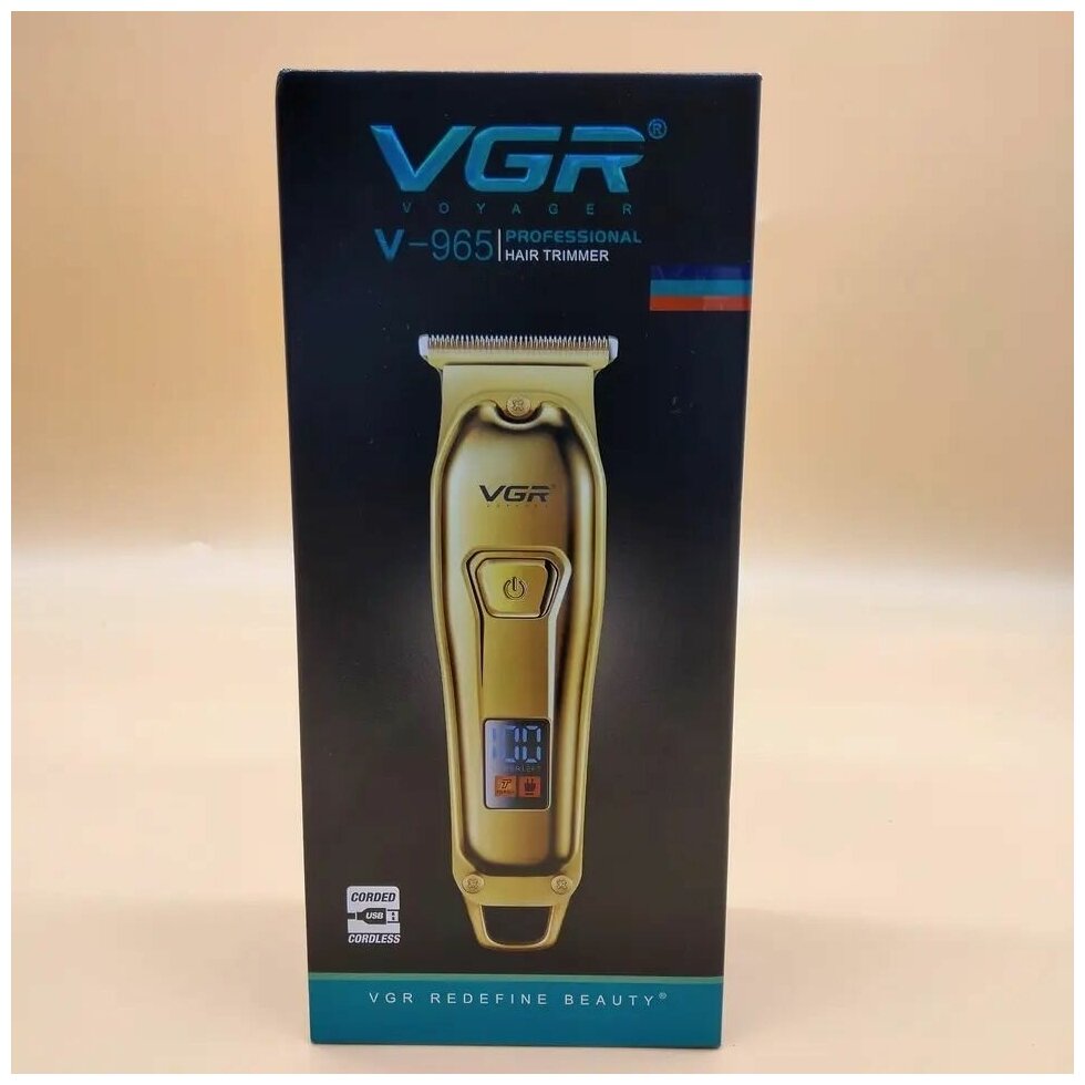 Триммер для бороды, волос и окантовки VGR V-965 - фотография № 3