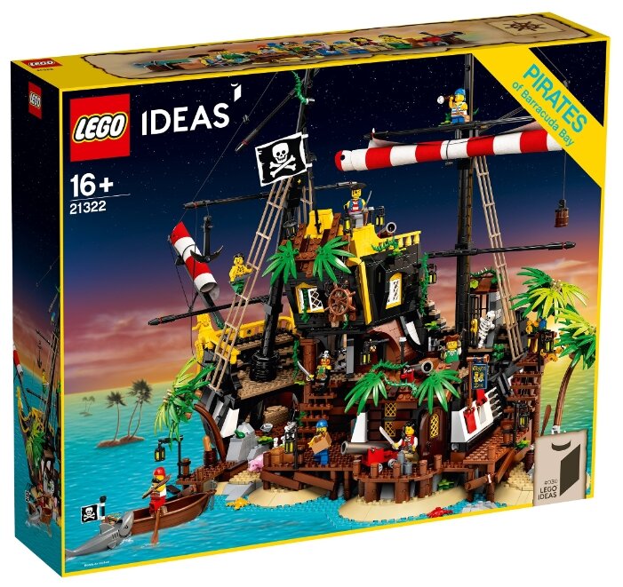 Конструктор LEGO Ideas 21322 Пираты Залива Барракуды — купить по выгодной цене на Яндекс.Маркете