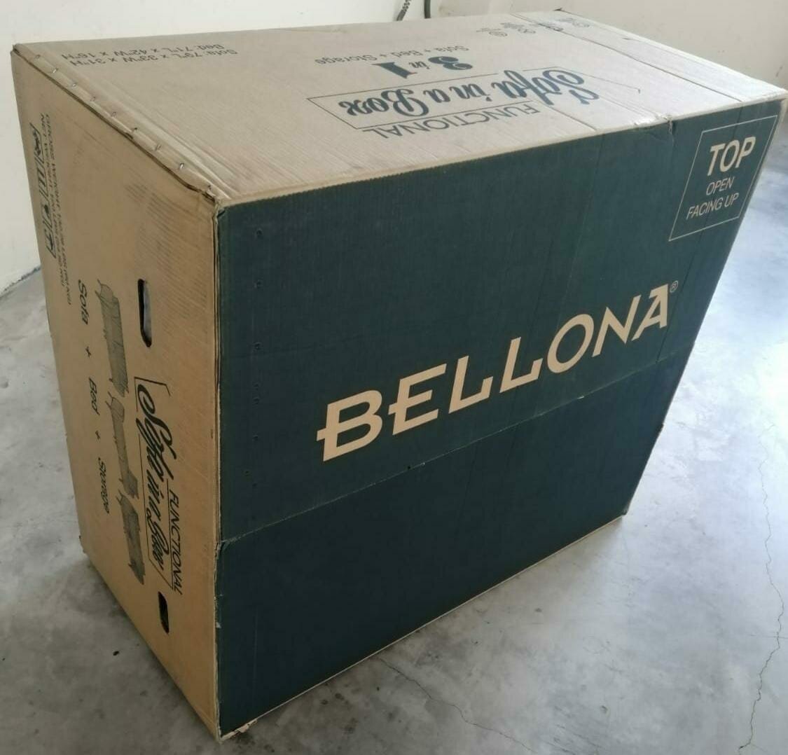 Диван - кровать BELLONA "Флекси", 202*85*75 (180*102), еврокнижка, цвет: бежевый 201897 - фотография № 11