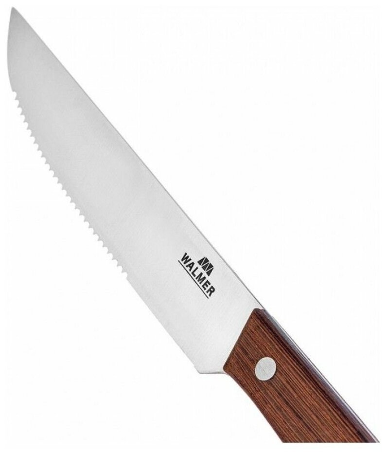 WALMER нож для стейка Wenge 13 см серебристый/коричневый 13 см