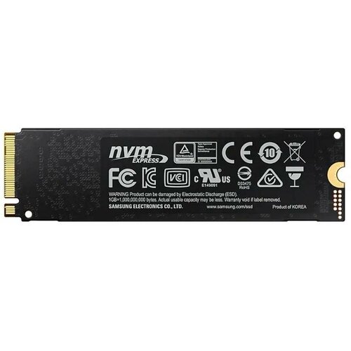 Накопитель SSD M.2 2280 256Gb Samsung PCI-E (MZ-V7S250BW) твердотельный накопитель samsung 970 evo plus 500gb mz v7s500bw