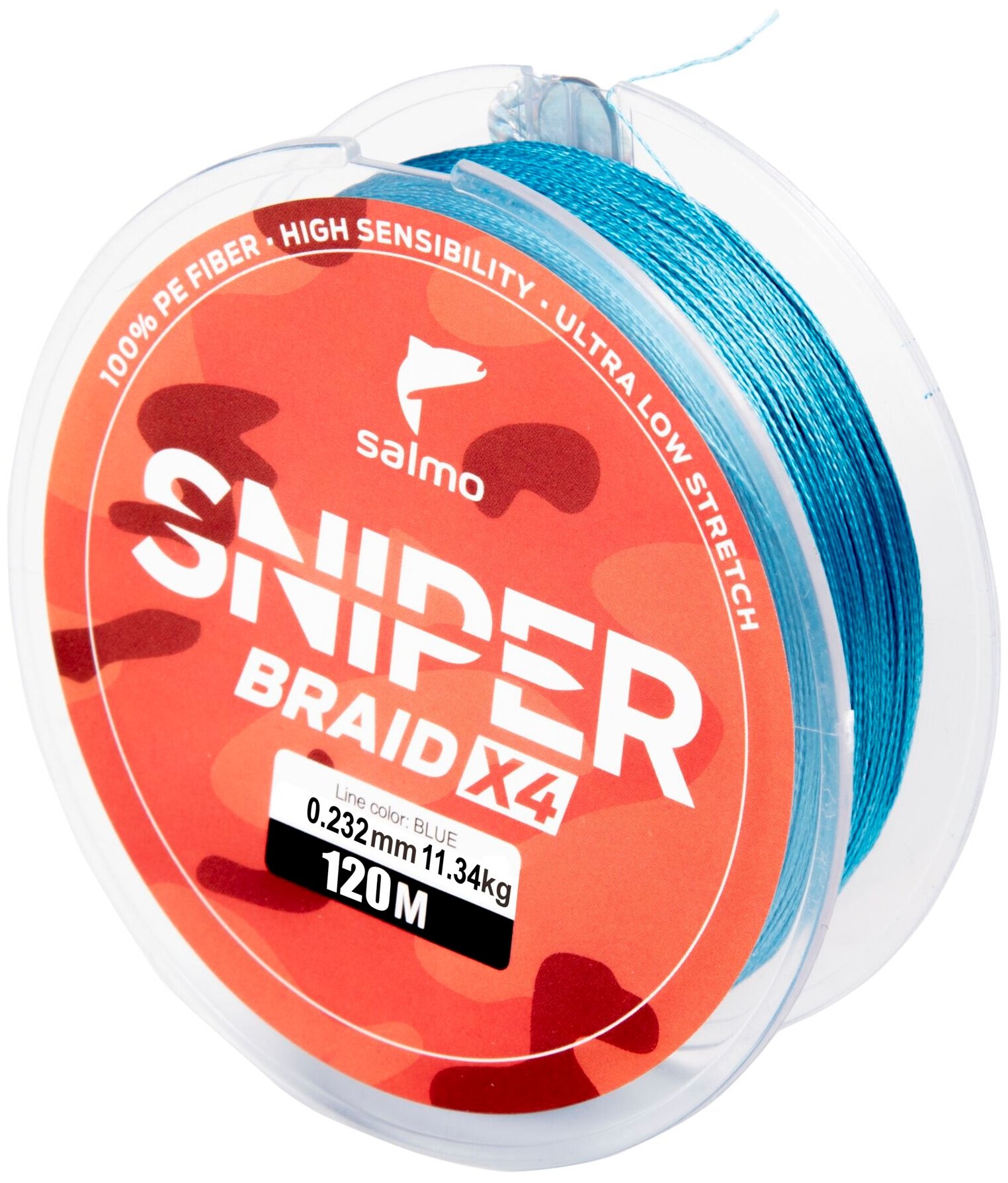   Salmo Sniper BRAID X4,  0.23 ,  11.34 , 120 , 