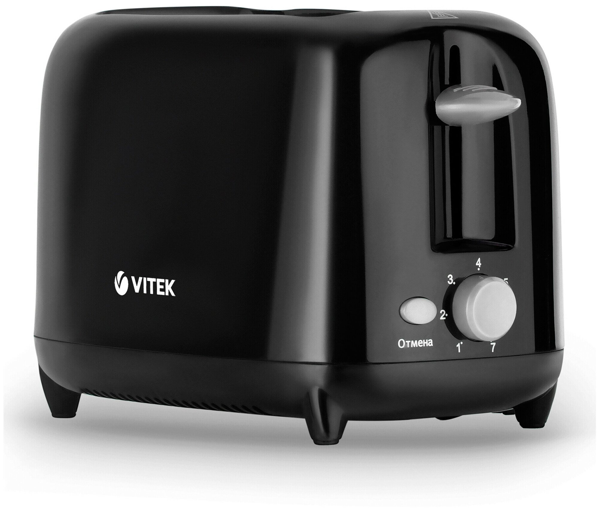 Тостер VITEK VT-1573, серебристый
