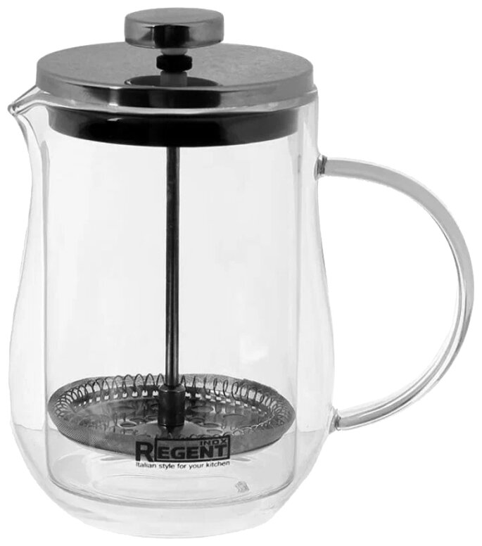 Френч-пресс Regent Inox Linea Franco 600ml 93-FR-37-01-600 .