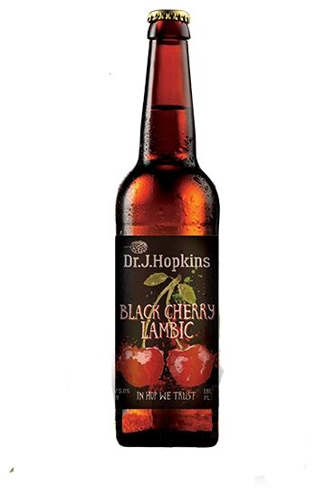Пивной напиток Dr.J.Hopkins Black cherry lambic 0.5 л