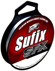 Монофильная леска Sufix SFX d=0.18 мм, 100 м, 2.4 кг, прозрачный