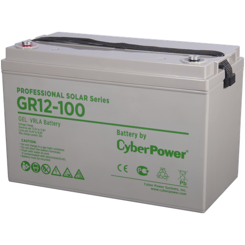 Батарея для ИБП CyberPower Professional solar series GR 12-100 аккумуляторная батарея для ибп cyberpower gr 12 100