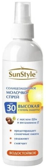 Солнцезащитное молочко-спрей Sunstyle SPF-30, 125 мл