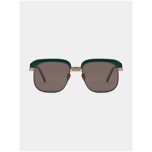 Солнцезащитные очки Projekt Produkt, золотой, зеленый