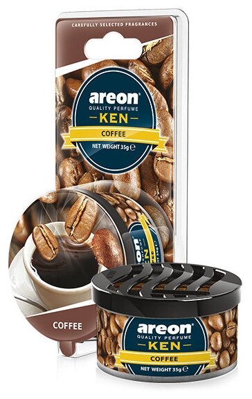 AREON Ароматизатор для автомобиля Ken Blister Coffee AKB09 35 г