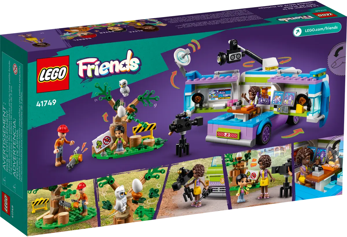 Конструктор LEGO Friends 41749 Фургон отдела новостей