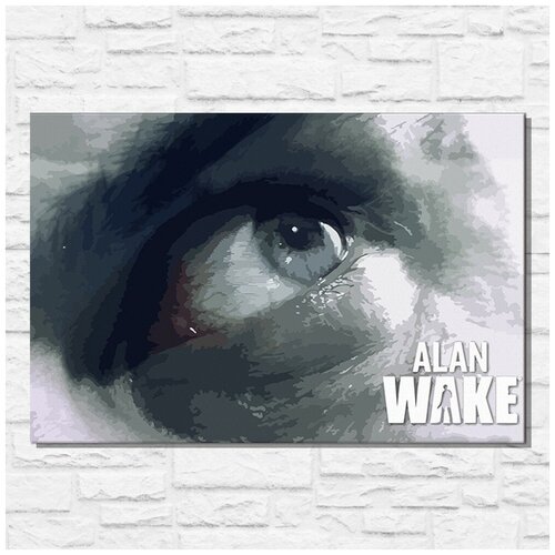 Картина по номерам на холсте игра Alan Wake - 11536 Г 60x40