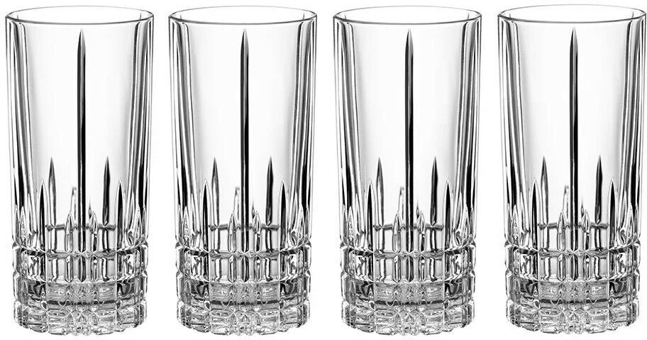 Набор бокалов для коктейлей Longdrink Perfect Bar, 350 мл, 4 шт, хрустальное стекло, Spiegelau, 4500179