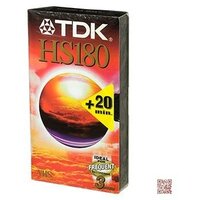 Видеокассета VHS, TDK HS180.