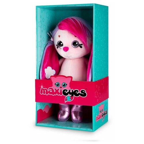 Мягкая игрушка, Зайка Айя розовая, 1 шт