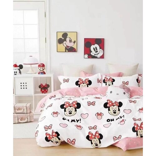 Детское постельное белье c одеялом 1,5 спальное Minnie Mouse