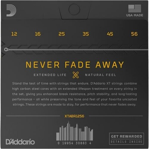 D Addario Xtabr1256 струны для акустической гитары