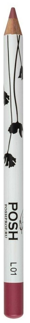 POSH Помада-карандаш пудровая ультрамягкая 2 в 1, L01 / Organic - фото №4