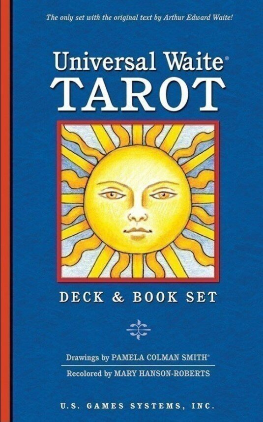 Карты Таро "Universal Waite Tarot Deck Book Set" US Games / Комплект колод/книг Таро Уэйта