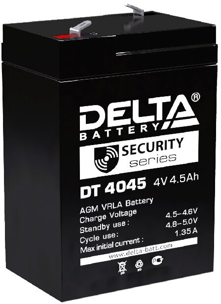 Аккумуляторная батарея АКБ DELTA 4V 4.5Ah