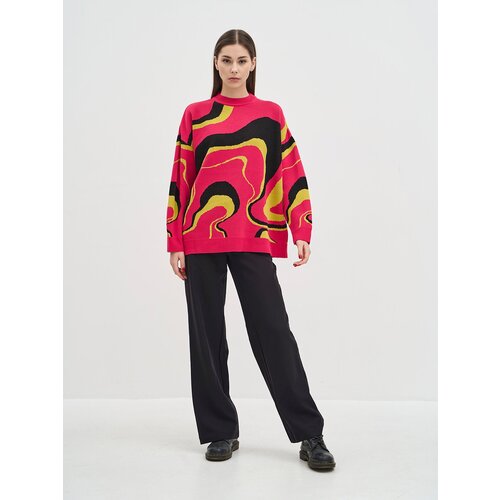 фото Свитер melle, размер one size, розовый