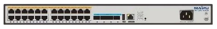 Maipu S3230-28TXP-AC (24*100/1000M,4*10G SFP+, 380W PoE&PoE+, 1*AC Power)